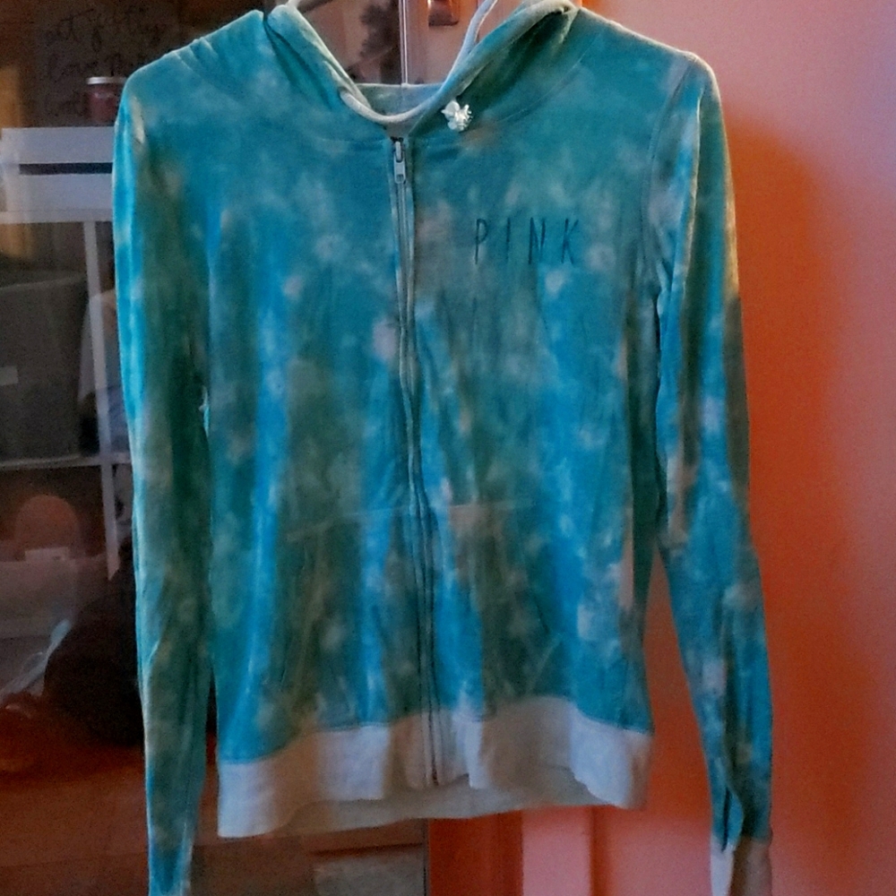 WOMENS TIE DYE PINK SWEATSHIRT!!!